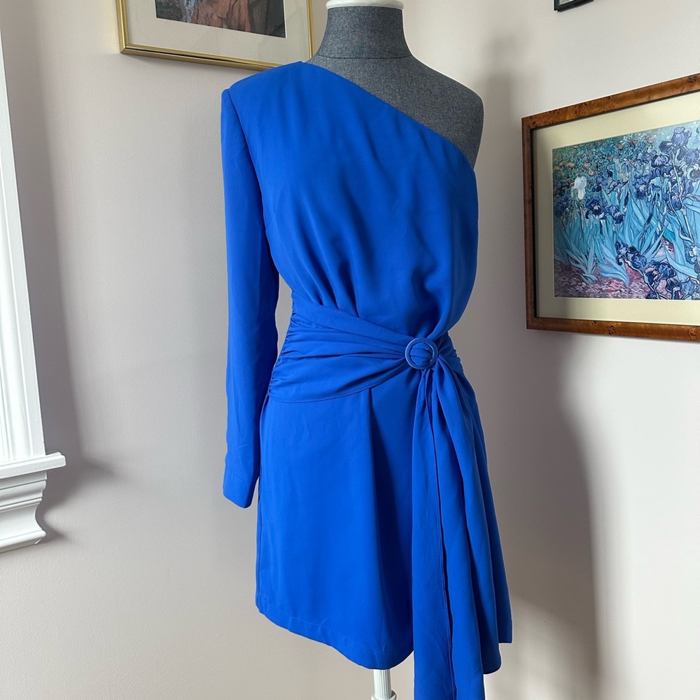 AMANDA UPRICHARD size Small Aubrianna Dress in Cobalt